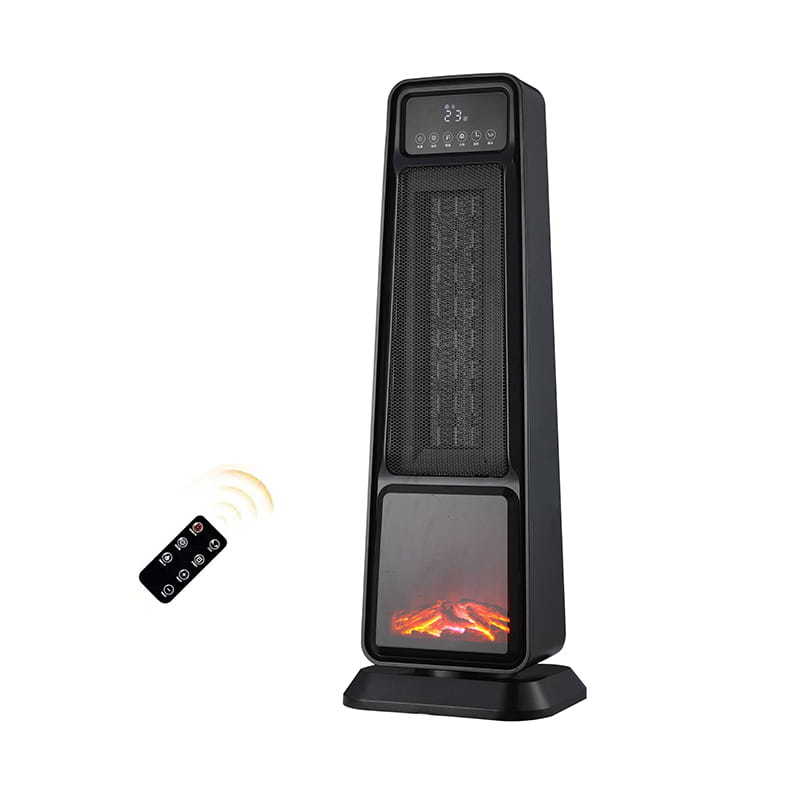 High Power 2200Watts Digital Fireplace Electric Tower Heater