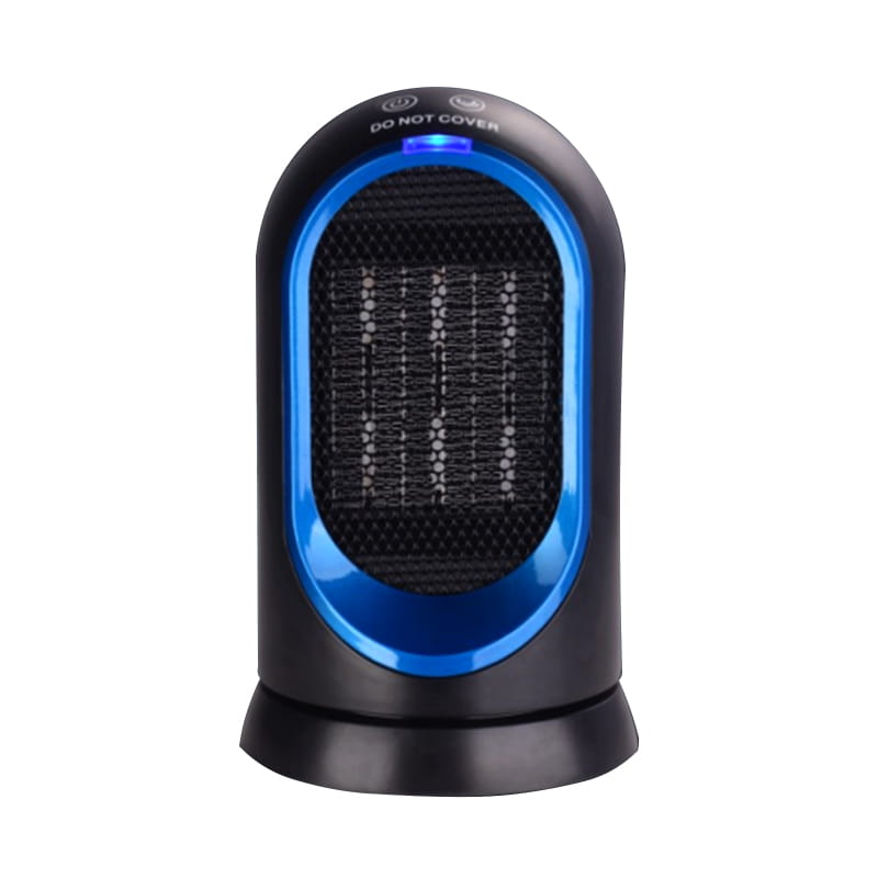 Mini 600W Portable Table Fan Heater With Oscillation
