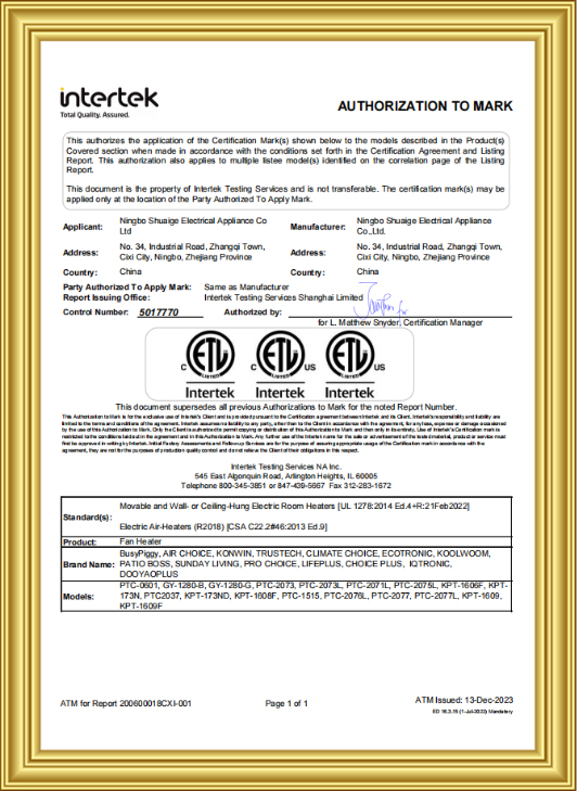ETL Certification